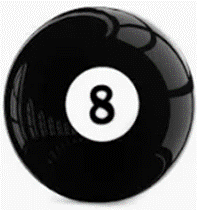 A black and white pool ball with a number

AI-generated content may be incorrect.