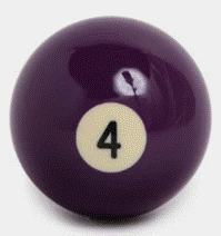 A purple pool ball with a number on it

AI-generated content may be incorrect.